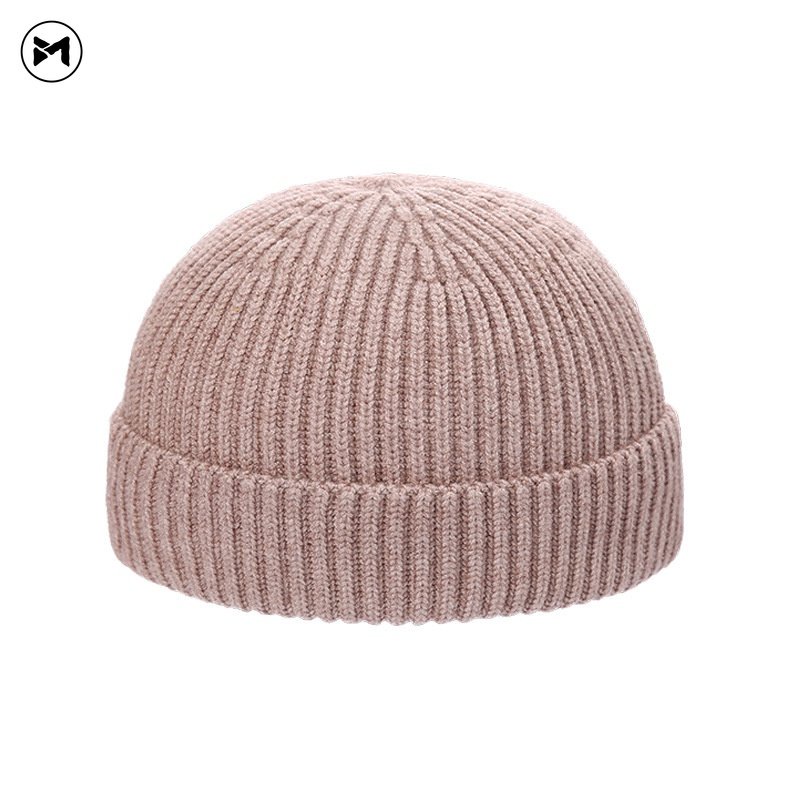 Nón Len Trùm Đầu Màu Trơn Giữ Ấm Thời Trang Mới 2022 Cho Nam Nữ