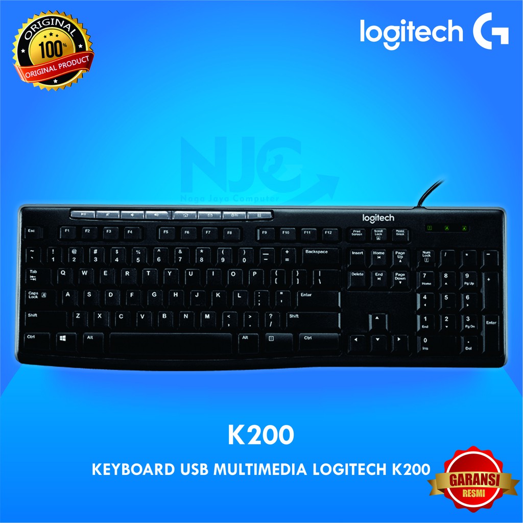 Bàn Phím Có Dây Logitech K200