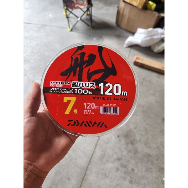 Cước câu cá daiwa chính hãng flurocacbon làm thẻo vs leader