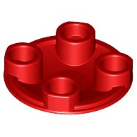 Gạch Lego tấm tròn cong 2 x 2 / Lego Part 2654: Plate, Round 2 x 2 with Rounded Bottom (Boat Stud)