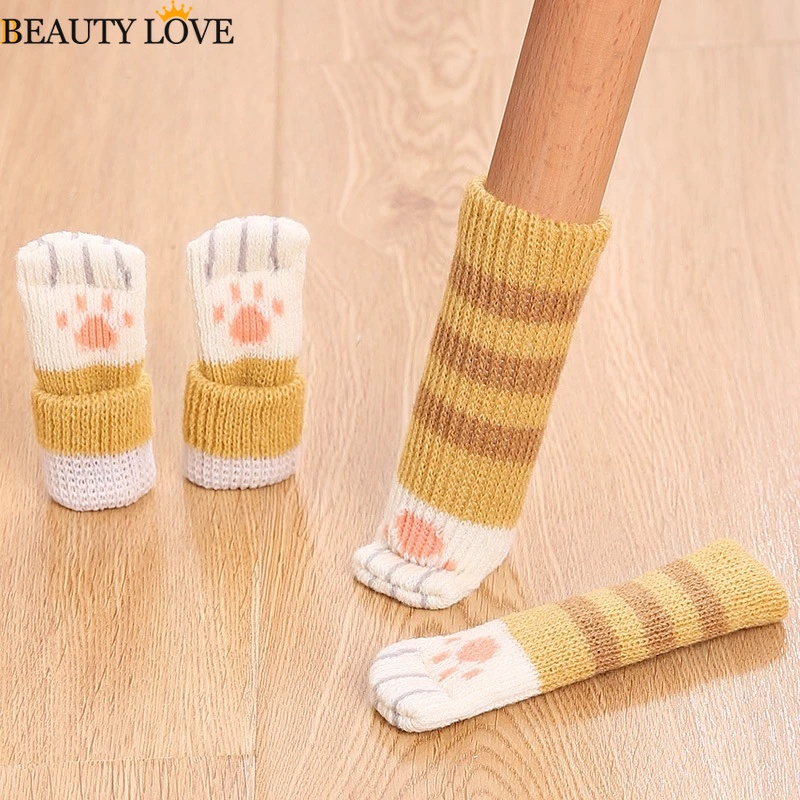 Vỏ Bọc Chân Bàn / Ghế Hình Vuông / Tròn Chống Mòn / Chống Trượt Tiện Dụng