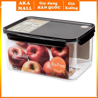 Hộp bảo quản thực phẩm 4800ml  Lock&Lock Bisfree Modular - LBF408 [Chính hãng] .