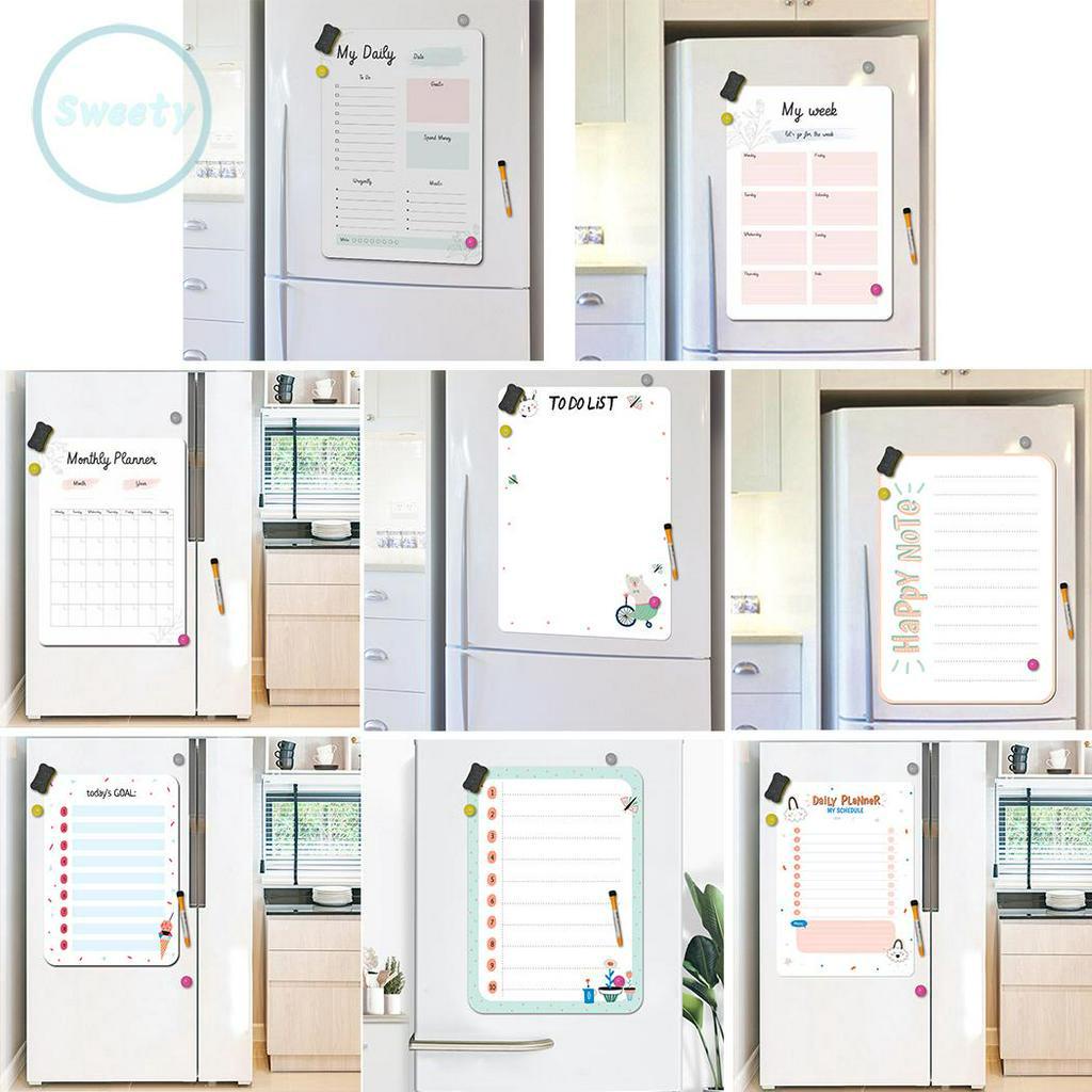 Bảng ghi chú nam châm dán tủ lạnh tiện dụng cho gia đình
