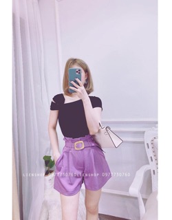 Áo phông nơ cộc tay cá tính