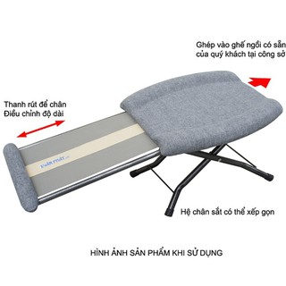 Ghế ngủ văn phòng Mã GN.B (mầu lông chuột)