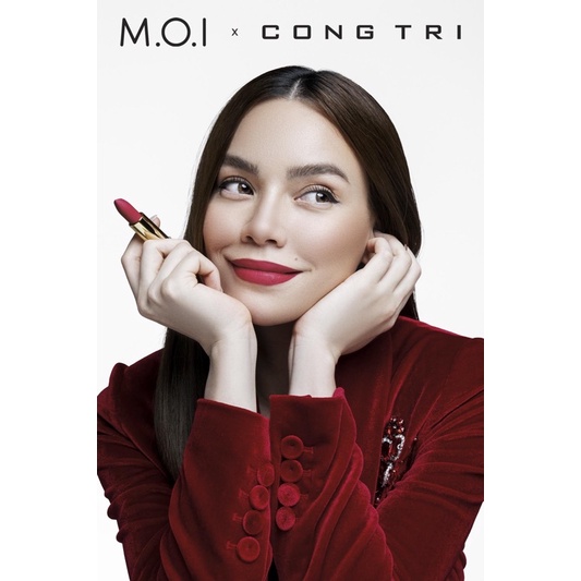 [SALE SẬP SÀN] SON THỎI MOI x CÔNG TRÍ MÀU ĐỎ LẠNH - M.O.I COSMETICS HỒ NGỌC HÀ