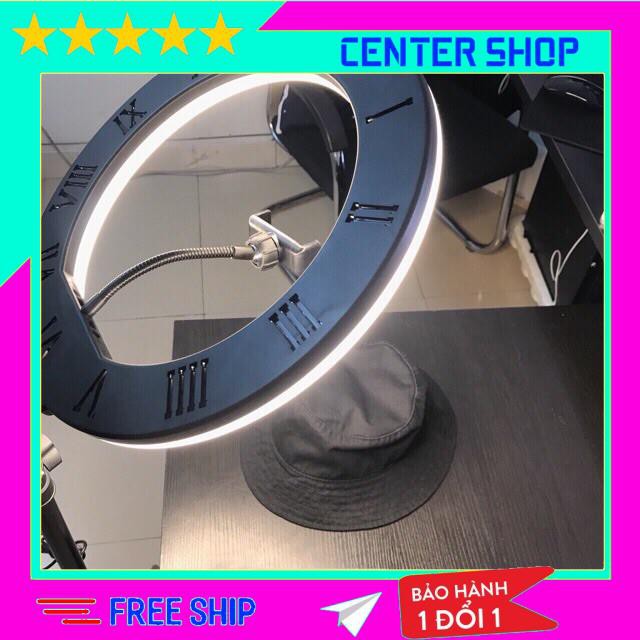 Đèn livestream 33cm hỗ trợ ánh sáng chụp ảnh, make up trang điểm, 3 chế độ sáng,đầy đủ phụ kiện - center shop | BigBuy360 - bigbuy360.vn