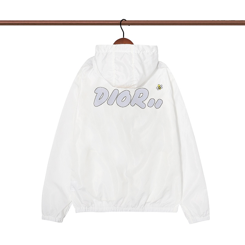 D &amp; Hoặc Áo Khoác Chống Nắng Thêu logo Trước Và Sau Đơn Giản Chất Lượng Cao Dễ Phối Đồ In Chữ bee Thường Ngày