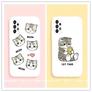 Ốp Lưng In Hình Mèo Con Đáng Yêu Cho Samsung Galaxy A05S A05 A24 M14 M54 A02 M02 A03 S22 Plus S21 FE S23 Ultra Note 8 9 20 Note 10 Lite J7 Prime C9 Pro J6 Plus