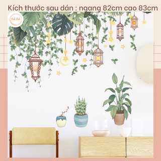 Decal dán tường Đèn treo A97 - Decal dán tường Hàn Quốc