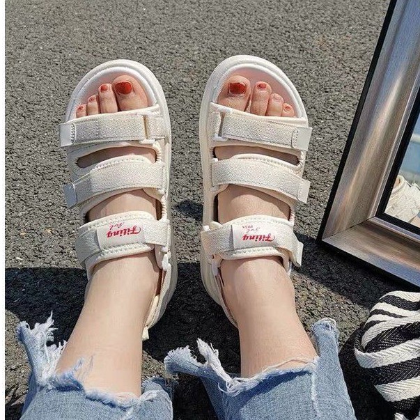Sandal Nữ 3 Quai Dán