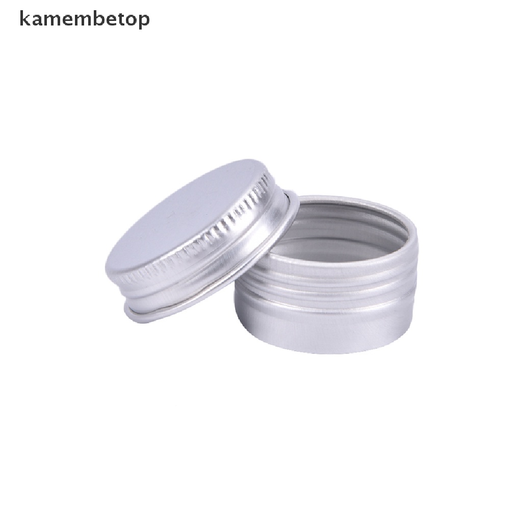 Bộ 10 Lọ Thiếc Nhôm 5ML Đựng Mỹ Phẩm Tiện Dụng