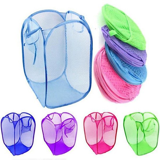 giỏ lưới đựng quần áo gấp gọn tiện lợi | BigBuy360 - bigbuy360.vn