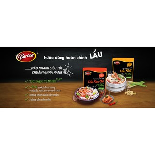 NƯỚC DÙNG HOÀN CHỈNH GIA VỊ LẨU THÁI BARONA (GÓI 180g )