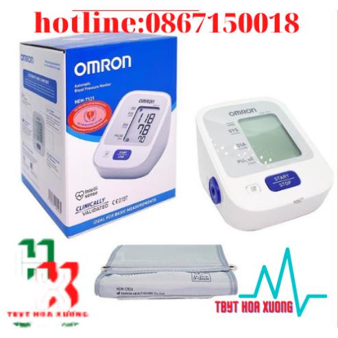 Máy Đo Huyết Áp Bắp Tay Omron HEM 7121 - Nhập Khẩu Nhật Bản - Bảo Hành 5 Năm - Máy Đo Huyết Áp