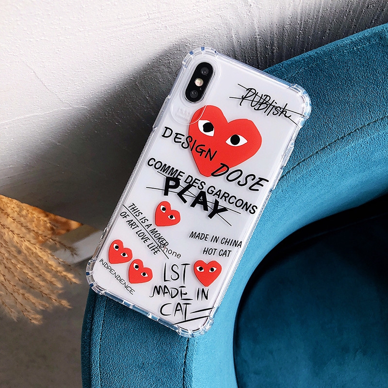Ốp Điện Thoại Mềm Trong Suốt Họa Tiết Trái Tim Xinh Xắn Cho Iphone 6 7 P 8 Ix Xs Max Xr | BigBuy360 - bigbuy360.vn