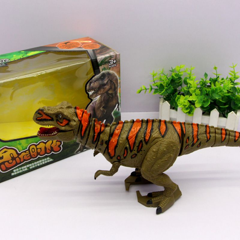 Đồ chơi mô hình khủng long bạo chúa chạy pin có đèn nhạc cho bé