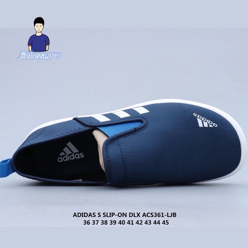 Đôi giày Adidas B DLX Kasut Wanita bằng vải bố kiểu xỏ chân vào thiết kế thoải mái khi sử dụng ngoài trời