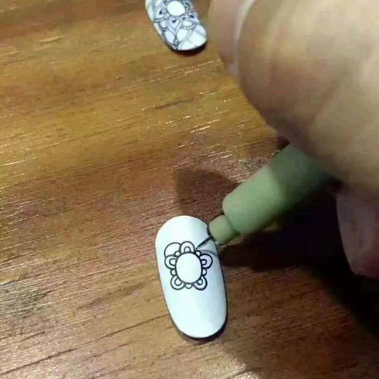 bút vẽ nét chuyên dụng dành cho nail