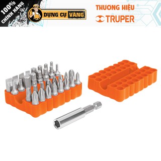Bộ phụ kiện vặn vít 33 chi tiết truper pun-33