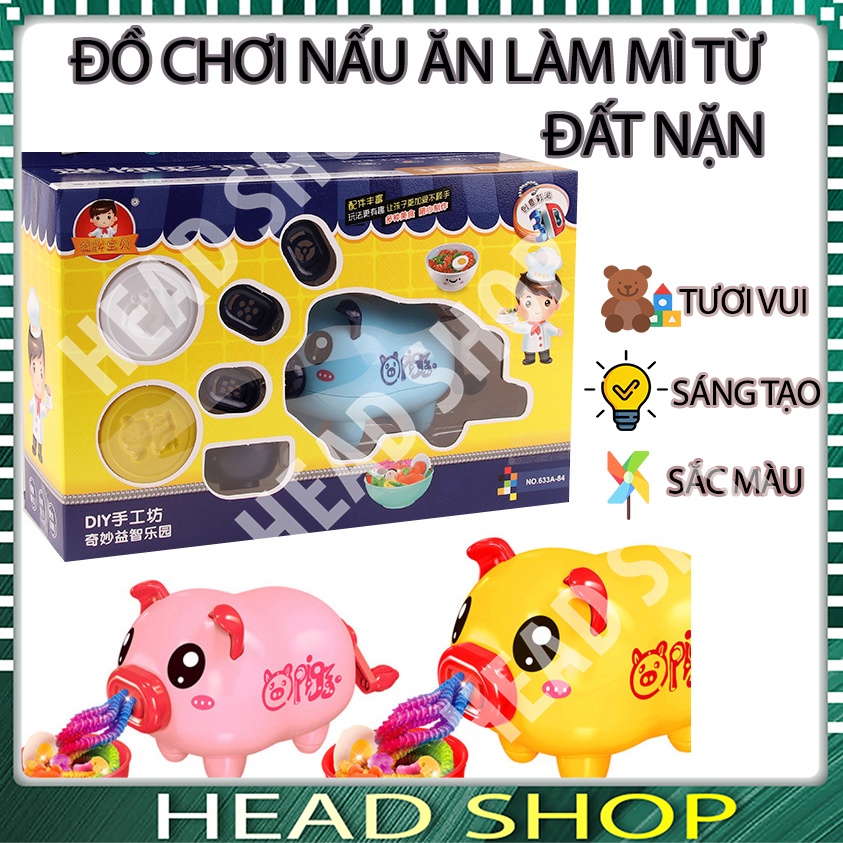 TRÒ CHƠI LÀM MÌ TỪ ĐẤT SẮC MÀU, BỘ NẤU ĂN BẰNG ĐẤT NẶN DNNB, ĐỒ CHƠI LÀM MÓN ĂN TỪ ĐẤT NẶN CHO BÉ HEADSHOP