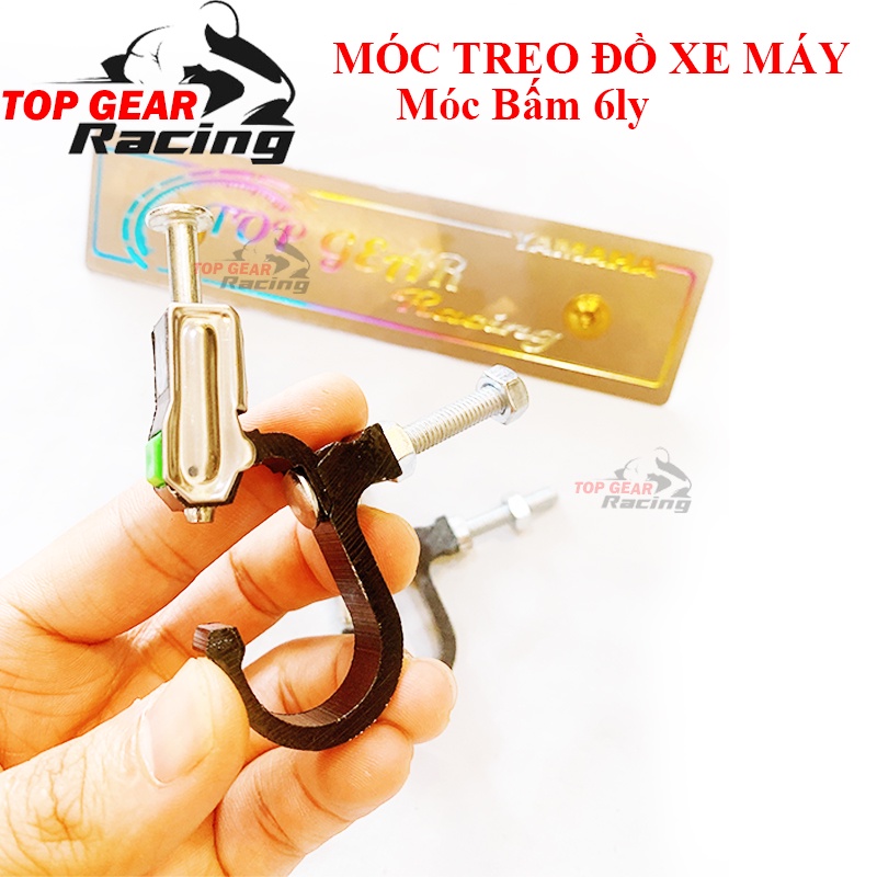 Móc Treo Đồ Xe Máy Móc Bấm 6ly