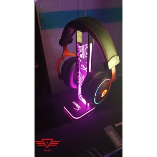 Giá treo tai nghe Led RGB ReLIFE Logo HyperX