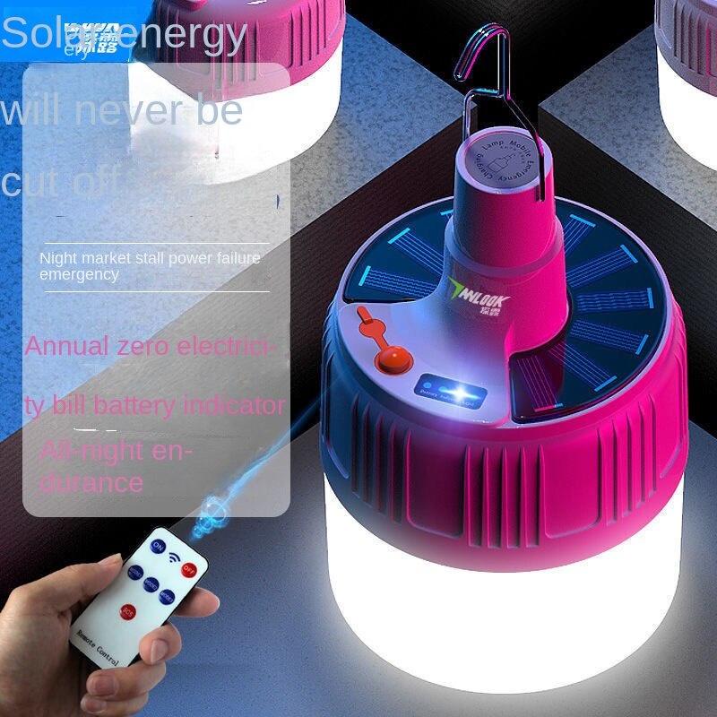 Hàng Có Sẵn Đèn Khẩn Cấp Sử Dụng Năng Lượng Mặt Trời Đèn LED Siêu Sáng Có Thể Sạc Lại Cho Nhà Ở/Cắm Trại Ngoài Trời 8RFD
