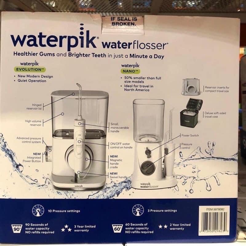 Tăm nước WATERPIK EVOLUTION AND NANO WATER FLOSSER