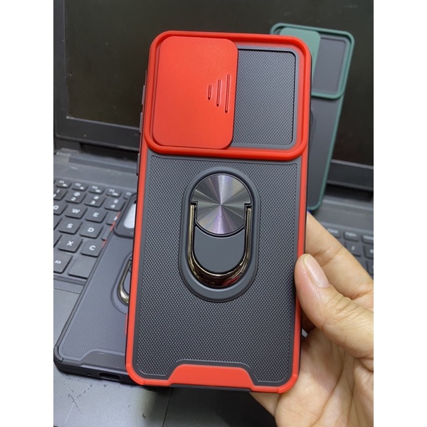 Ốp lưng Samsung A50/ A50S/ A30S chống sốc có iring trượt bảo vệ camera