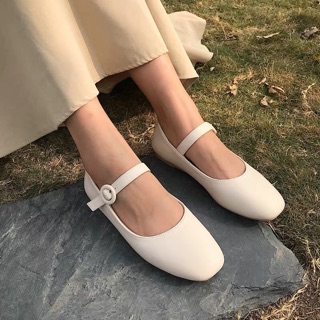 Giày búp bê babydoll da mềm