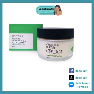 ✅ Kem rau má GOODNDOC dưỡng ẩm phục hồi trắng sáng da GoodnDoc Centella Repair Cream