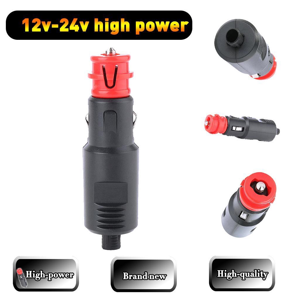 Car Power Connection Socket Adaptor Male Plug 12V