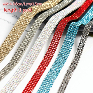 Cuộn Dây Ruy Băng Đính Đá 1Yards * 0.8 / 1 / 1.5cm
