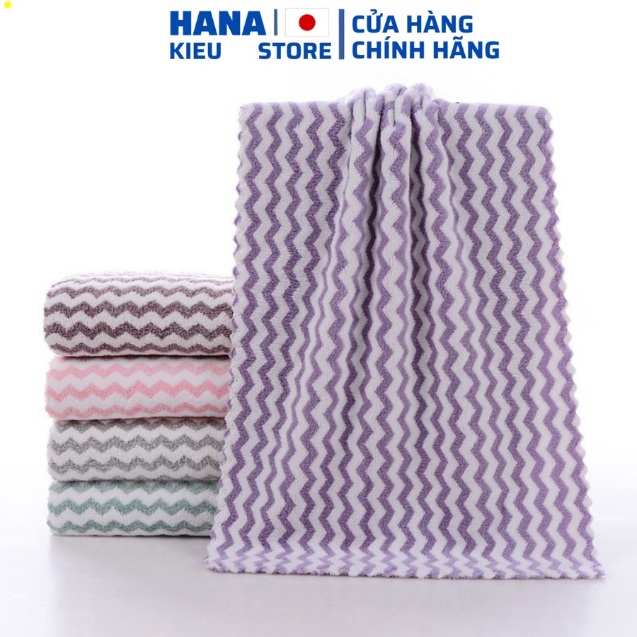 Khăn mặt lông cừu xuất Hàn siêu mềm mại thấm hút tốt không rụng lông dùng cho cả em bé phù hợp mọi loại da 50x30cm