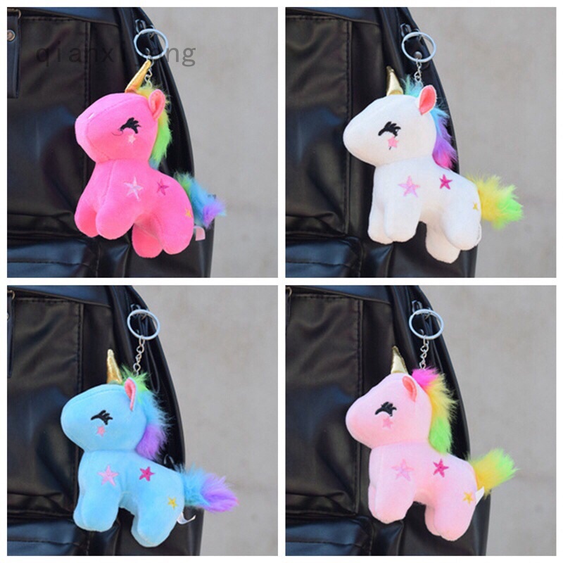 MÓC KHOÁ NGỰA PONY Có Sừng Xinh Xắn,Treo Cặp,Treo Balo,Túi Xách Xịn Xò