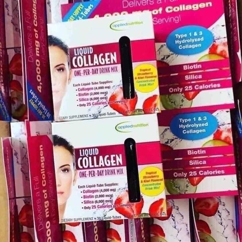 Liquid Collagen Hộp 30 tuýp của Mỹ