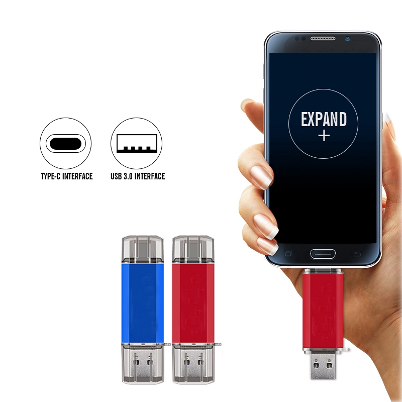 USB hai đầu Usb 3.0 128gb type C và Micro Usb 64gb | BigBuy360 - bigbuy360.vn