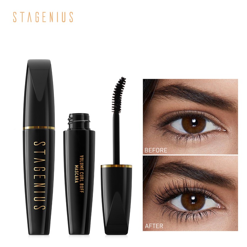 Mascara STAGENIUS Uốn Cong Làm Dày Và Dài Mi Lâu Trôi Hiệu Quả 8g