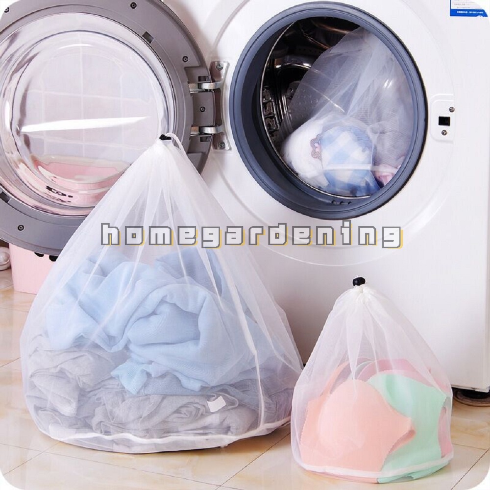 Túi Lưới Giặt Đồ Lót / Vớ Sức Chứa Lớn Có Dây Rút Tiện Dụng