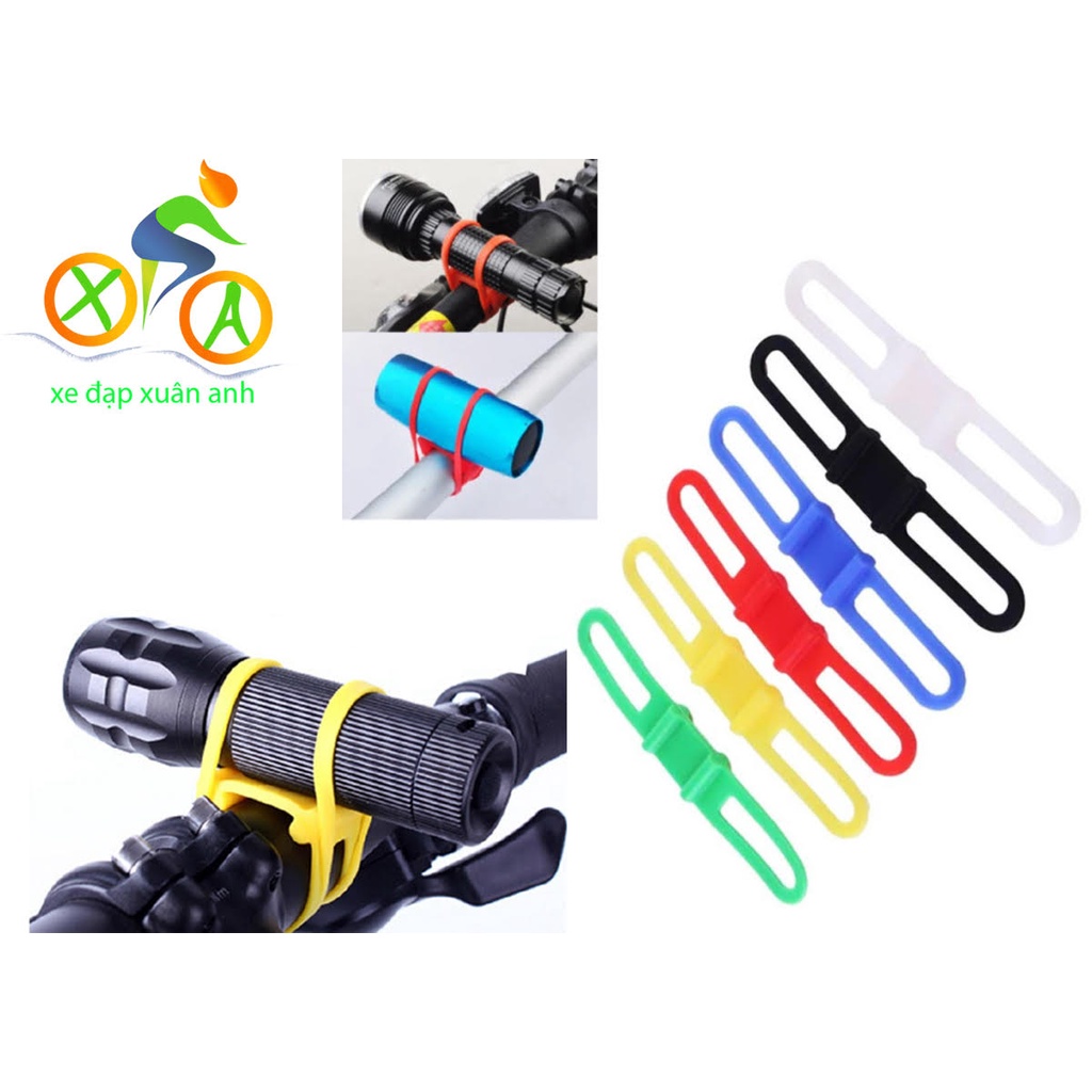 Dây Silicon Buộc Đèn Pin Cho Xe Đạp
