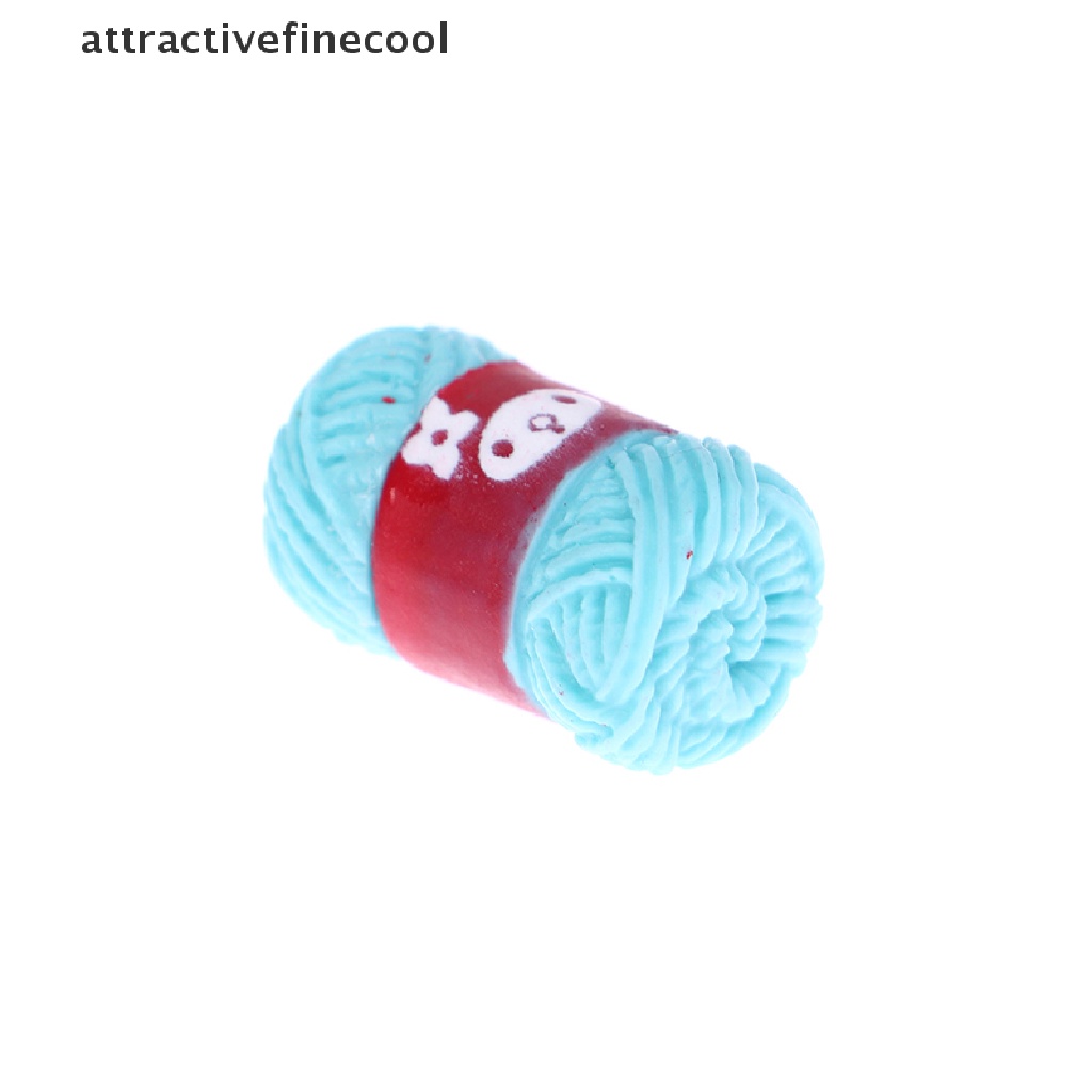 Set 5 Quả Bóng Len Mini Tỉ Lệ 1: 12 Dùng Để Trang Trí Nhà Búp Bê