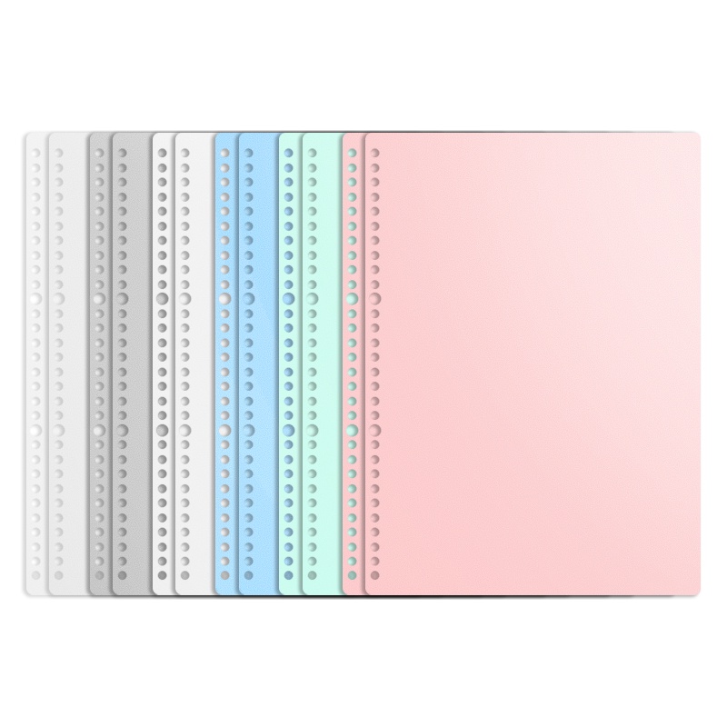 6 tờ Bìa còng B5 A5 A4  Bìa Nhựa đã đục lỗ dày 0.65mm làm sổ caro bullet journal