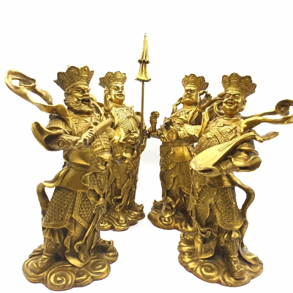 Bộ tượng Tứ Đại Thiên Vương cao 23 cm- Buddha168shop