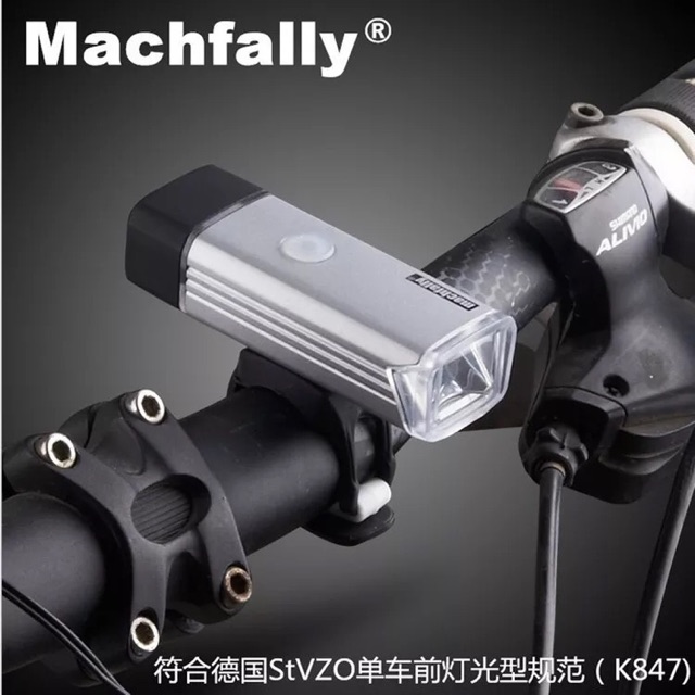 Đèn pin xe đạp MacFally sạc USB