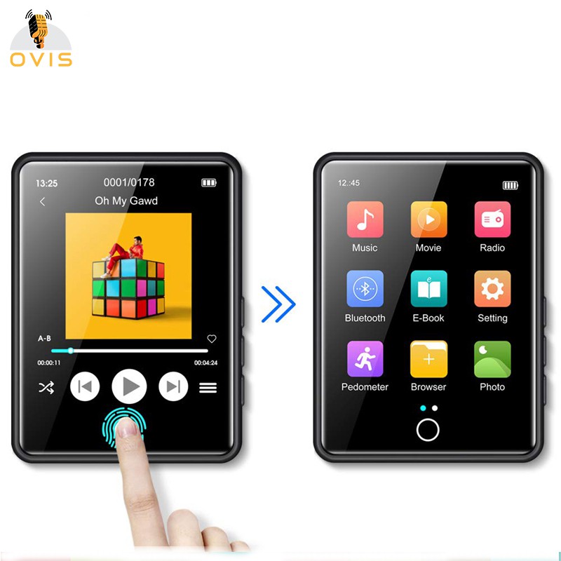 RUIZU M17  - Máy Nghe Nhạc Full Cảm Ứng, Âm Thanh HiFi, Bluetooth 5.0