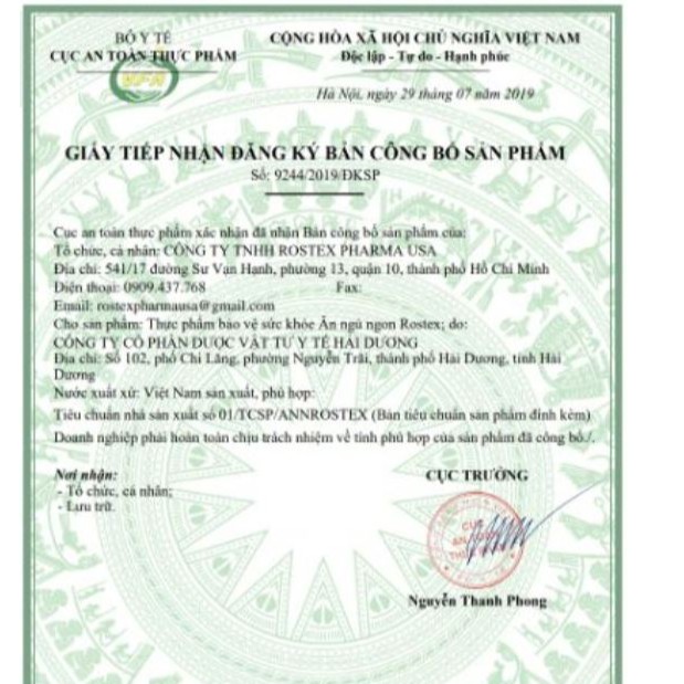 Viên Ăn Ngủ Ngon Rostex bổ sung omega 3, lysin, kẽm loại bỏ mất ngủ, căng thẳng, stress -Hộp 60 viên | Thế Giới Skin Care