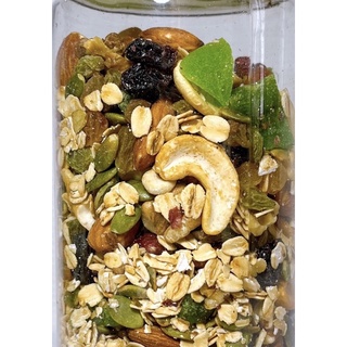 Granola siêu hạt & quả myo food 500gr, ngũ cốc giảm cân, ăn kiêng