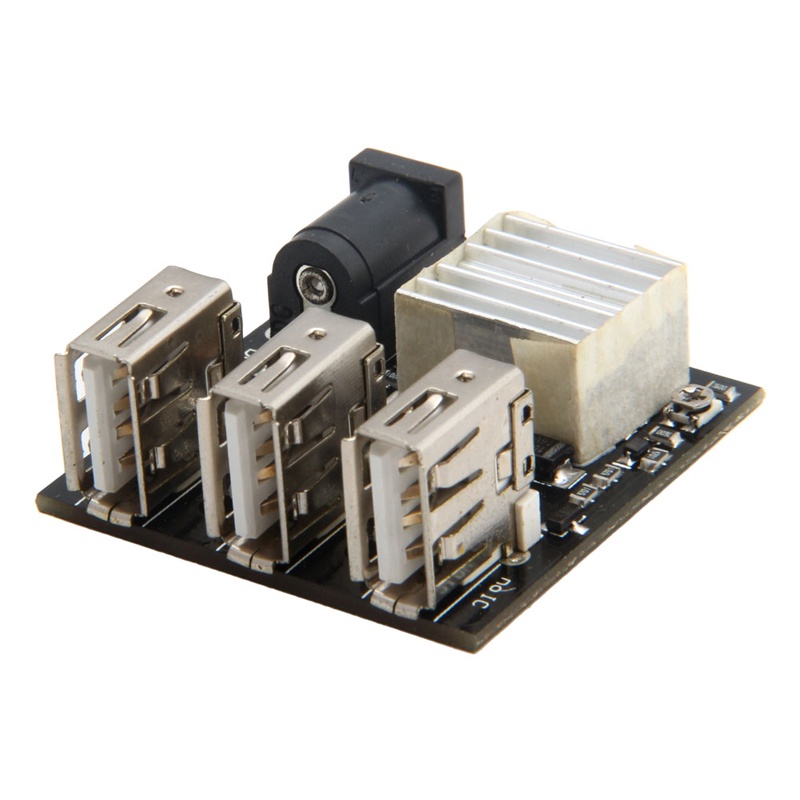Mô Đun Tăng Áp 9V / 12V Sang 5V8A USB 3 Cổng Sạc USB Chuyên Dụng