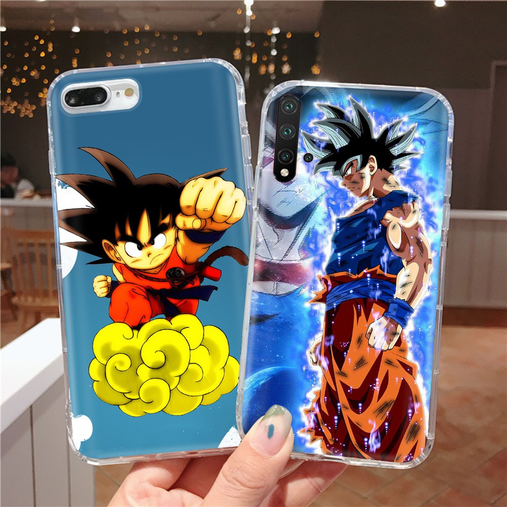 Ốp Điện Thoại Trong Suốt Họa Tiết Dragon Ball Z At38 Cho Xiaomi Poco X3 Nfc A2 Lite Mi 8 9 Se 9t Pro